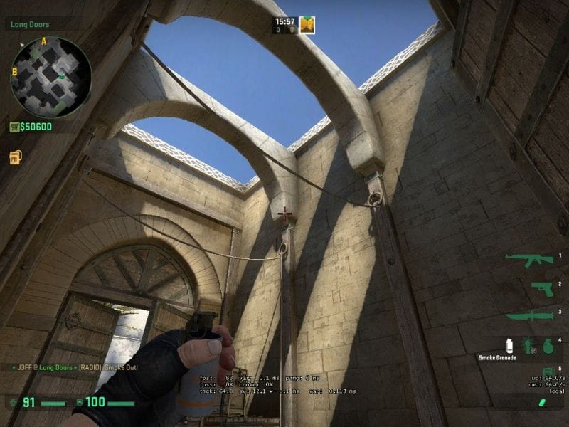 CS:GO : Top Smoke Lineups for Dust II Map