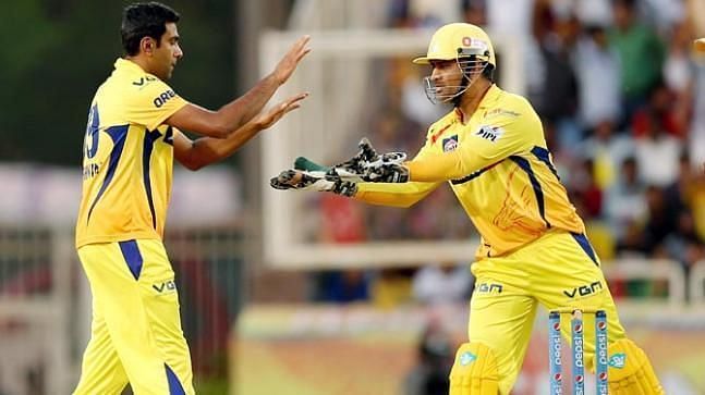 10 wickets taken by R Ashwin of CSK is the highest number of wickets