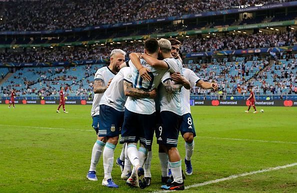 Argentina produced a dominant display for large spells of a match for the first time in this tournament