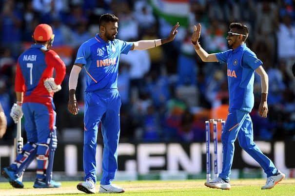 Chahal and Pandya picked up two wickets apiece