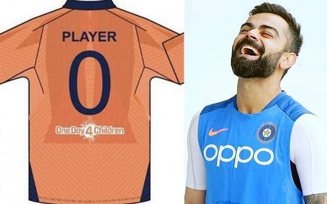 Expected orange jersey of India against England. Source- CricTracker.com