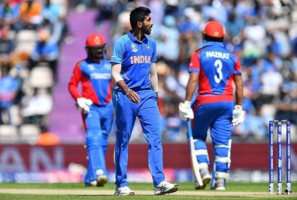 Bumrah swung the game in India&#039;s favour by dismissing both set batsmen in the 29th over