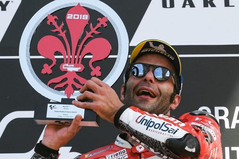 Petrucci powered to the first win of his career