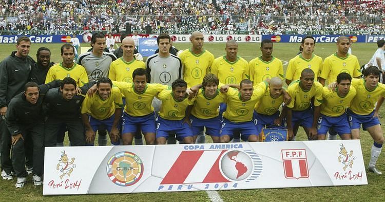 Copa America Tournament Winner Brazil Team