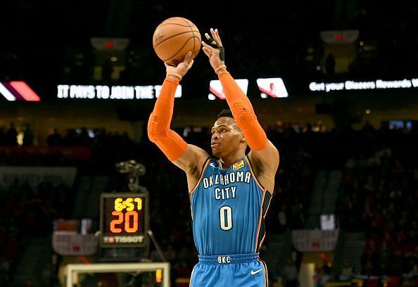 Russell Westbrook has spent more than a decade with the OKC Thunder