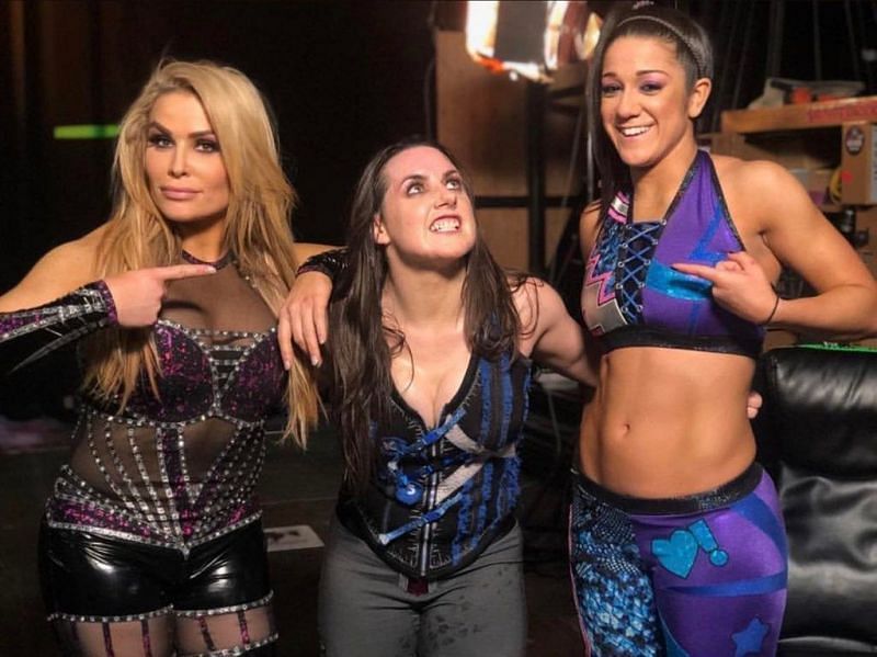 Natalya, Nikki Cross, and Bayley
