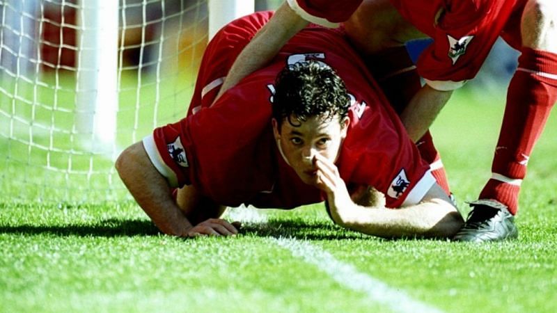 Robbie Fowler infamously mimed snorting a line of cocaine in his 1999 celebration against Everton