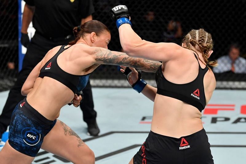 Germaine De Randamie finished Aspen Ladd in just 16 seconds in the main event