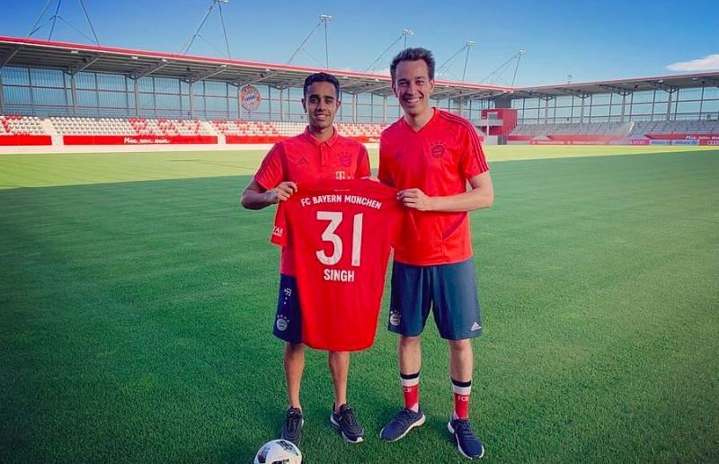 Sarpreet Singh became the first Indian origin player to sign for Bayern Munich