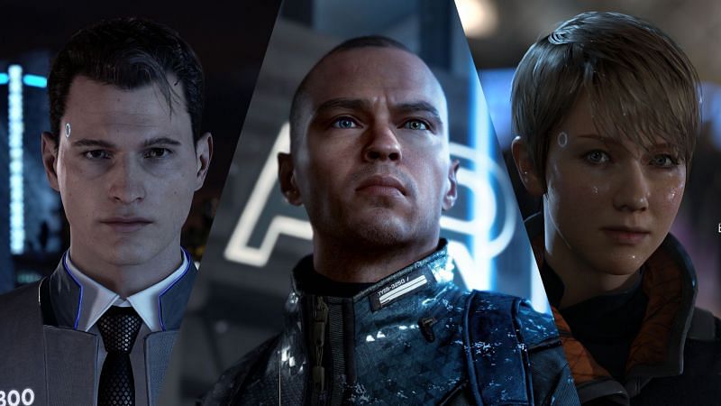 Connor, Markus, and Kara in Detroit Become Human