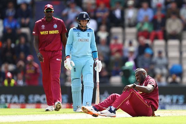 Bowling consistently for the West Indies during the 2019 Cricket World Cup aggravated Andre Russell&#039;s persistent injury