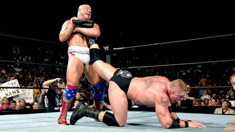 Angle vs Lesnar at SummerSlam 2003