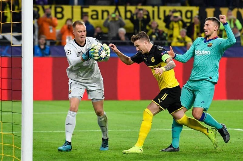 Ter Stegen thwarted Dortmund dexterously