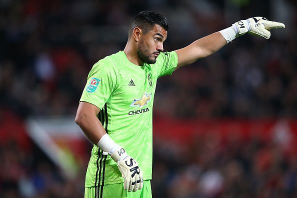 Sergio Romero will have to deputise in place of the injured David De Gea.