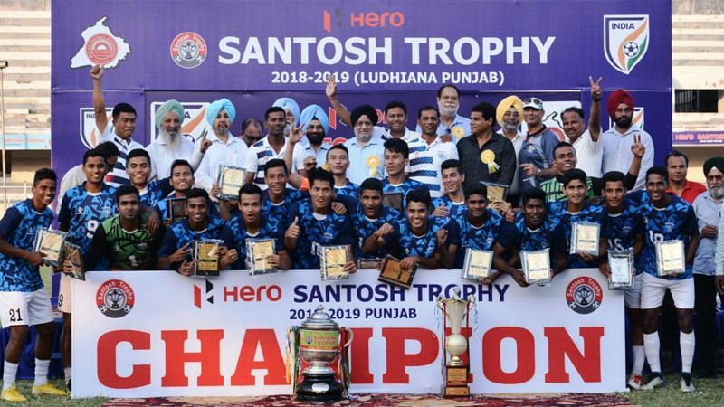 Services - Champions, Santosh Trophy 2018-19
