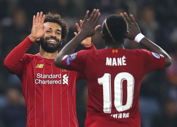 Mohamed Salah laid on as assist for Sadio Mane, before completing the scoring himself