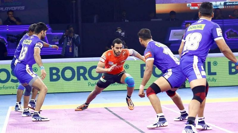 Abhishek Singh pulled off the most memorable performance of his life in Eliminator 2 of Pro Kabaddi 2019