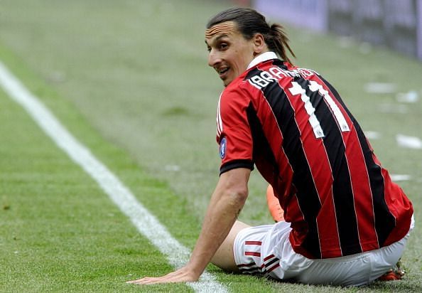 Ibrahimovic played two seasons with AC Milan before making a move to PSG.