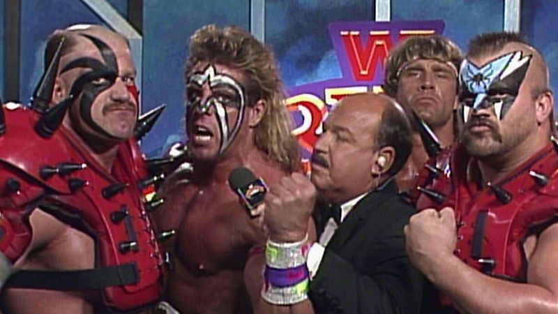 Look at all the Legends: The Road Warriors, Ultimate Warrior, and Kerry von Erich.