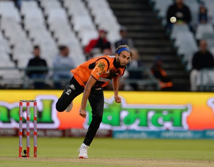 Imran Tahir put up a classic &#039;Tahir&#039; performance, marked by low economy and timely wickets