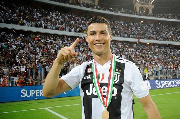 Cristiano Ronaldo after Italian Supercup triumph