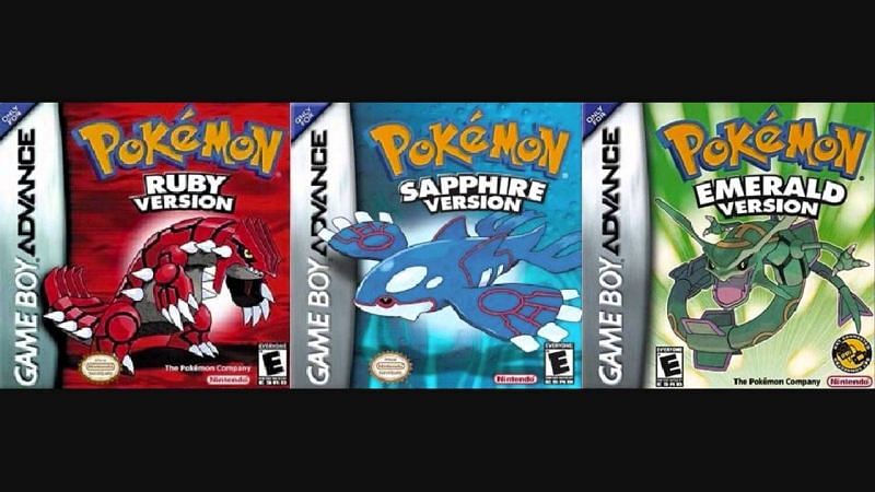 Image result for pokemon ruby sapphire and emerald