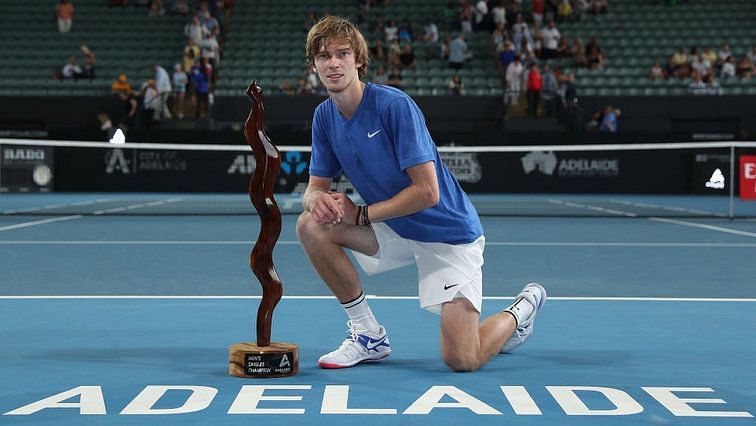 Andrei Rublev won te titles in Doha and Adelaide