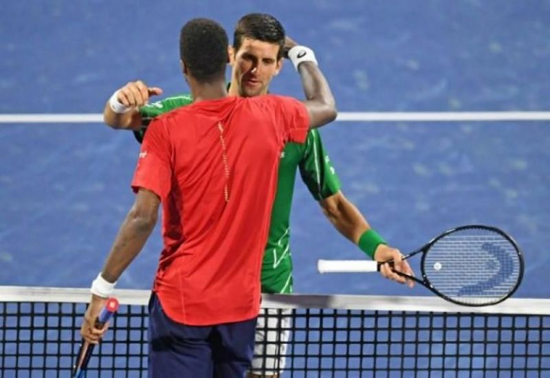 Djokovic beats Monfils for the 17th time in as many tour meetings between the pair.