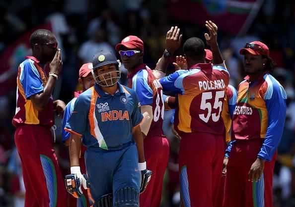 भारत को वेस्टइंडीज के खिलाफ भी सुपर 8 के मुकाबले में हार का सामना करना पड़ा था