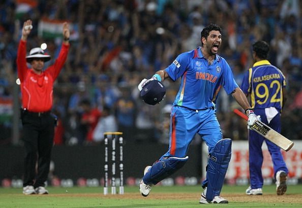 Yuvraj Singh was one of India&#039;s key players in both World Cup finals. 
