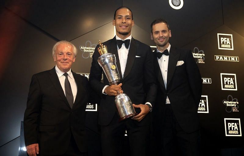 Van Dijk is the current winner of the PFA Player of the Year award