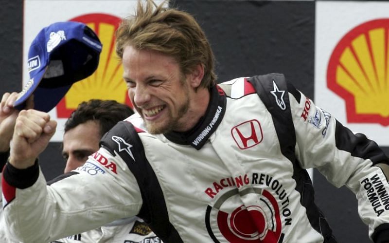 Button got his first win at Hungary in 2006