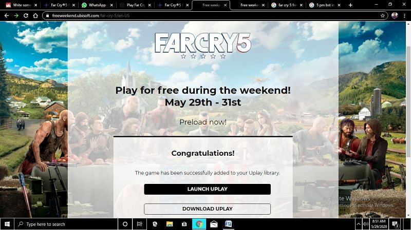 Не удалось установить владельца данного продукта uplay far cry 5