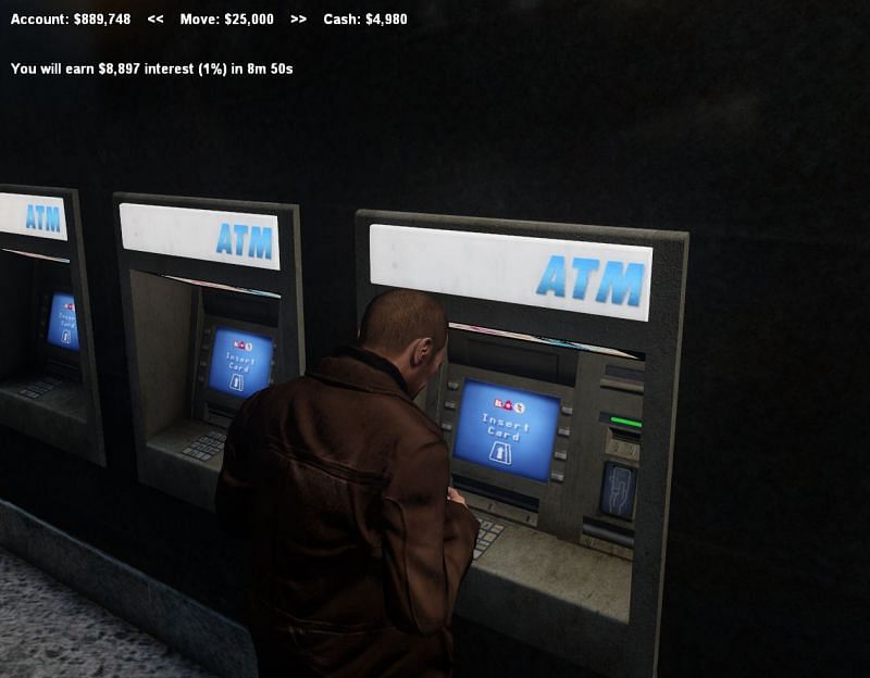 Bank Account Mod for GTA 4