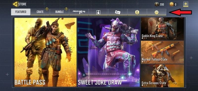 How to purchase CP in COD Mobile