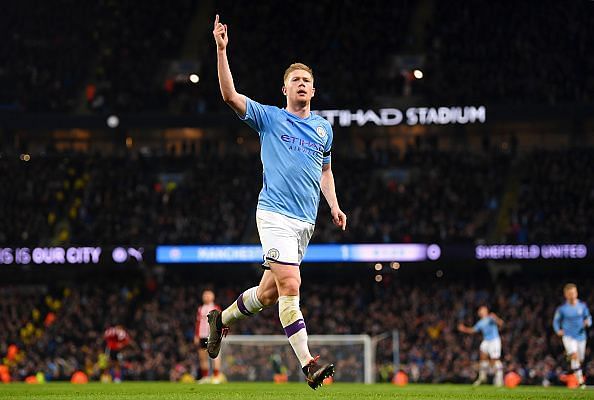 Kevin De Bruyne looks set to win the PFA Player of the Year award