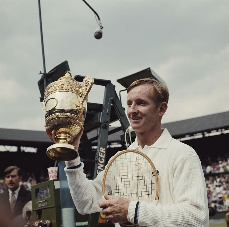 Rod Laver at Wimbledon in 1969.