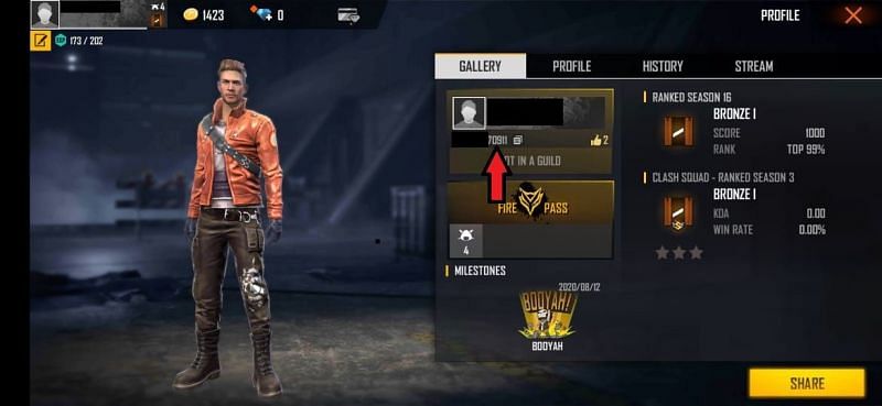Where to find Free Fire User ID