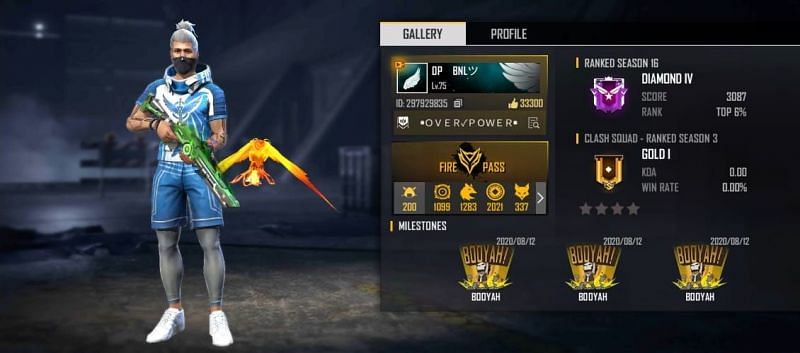 BNL s Free Fire ID stats K/D ratio more BNL s Free Fire ID stats K/D ratio more