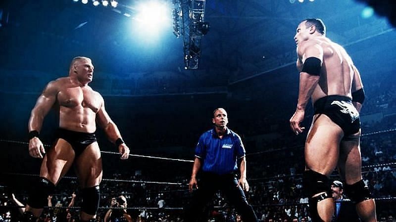 WWE SummerSlam में ब्रॉक लैसनर vs द रॉक