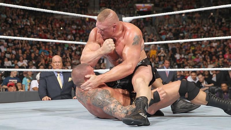 WWE SummerSlam ब्रॉक लैसनर vs रैंडी ऑर्टन