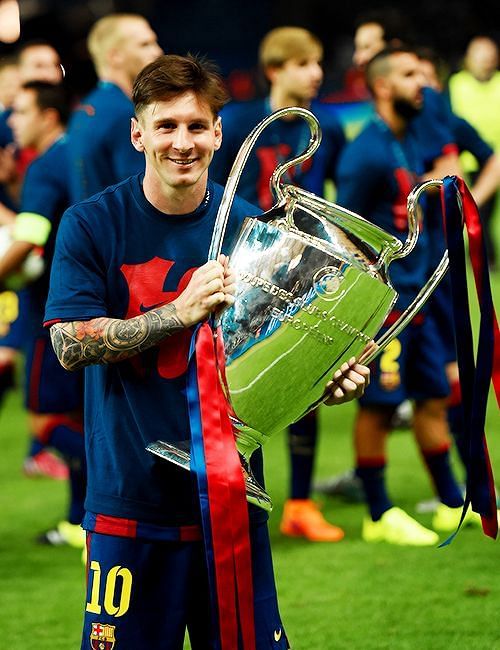 Lionel Messi last won the Champions League in 2015.