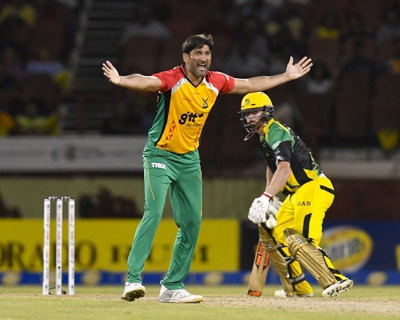 Sohail Tanvir has the second-best bowling figures in the CPL and the IPL