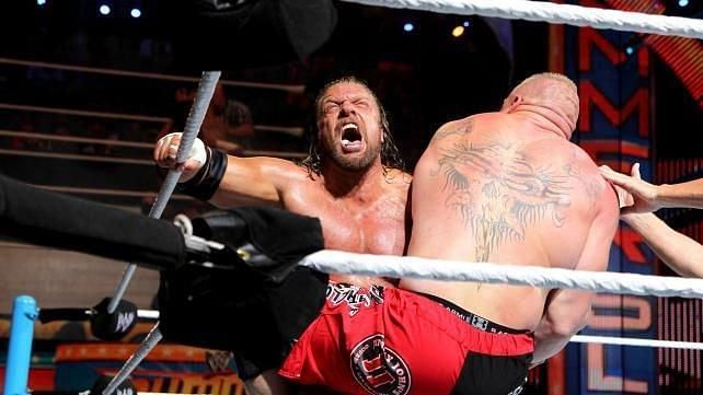 WWE SummerSlam में ब्रॉक लैसनर vs ट्रिपल एच