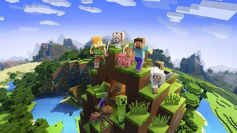 How much do humans play Minecraft? (Image Credit: Microsoft)