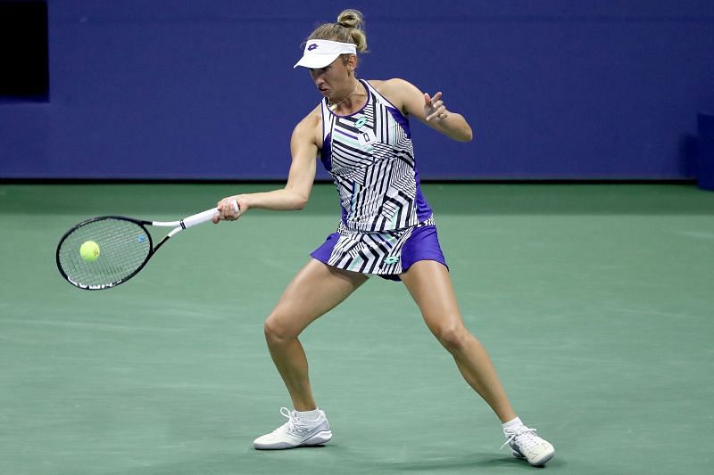 Elise Mertens reached the quarter-finals of the US Open for a second year in a row