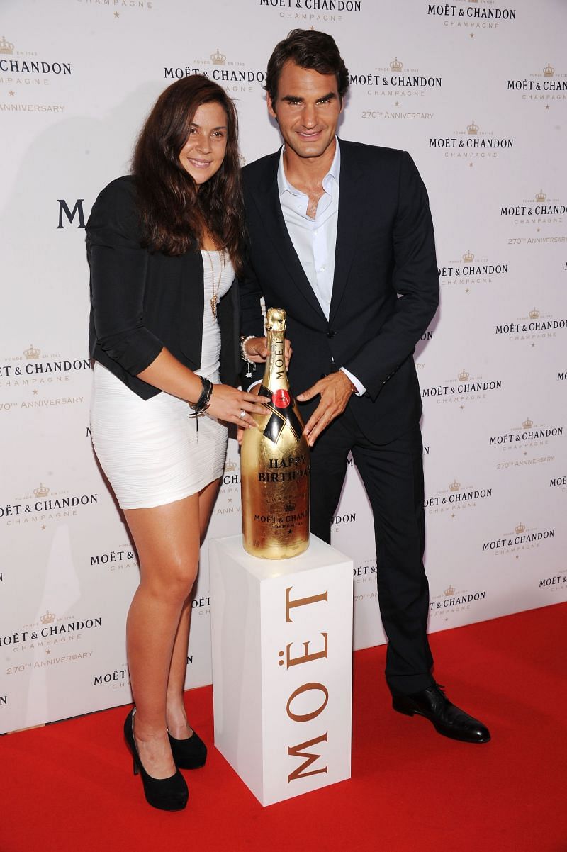 Marion Bartoli and Roger Federer
