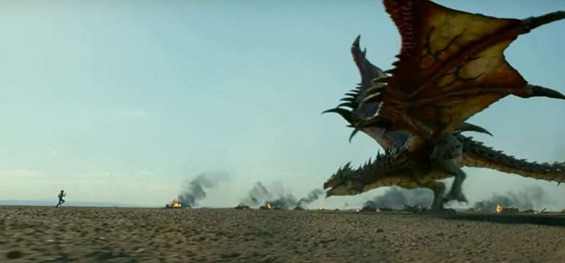 A still from the Monster Hunter trailer (Image Credits: IGN/ YouTube)