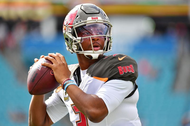 QB Jameis Winston during his time with the Tampa Bay Buccaneers