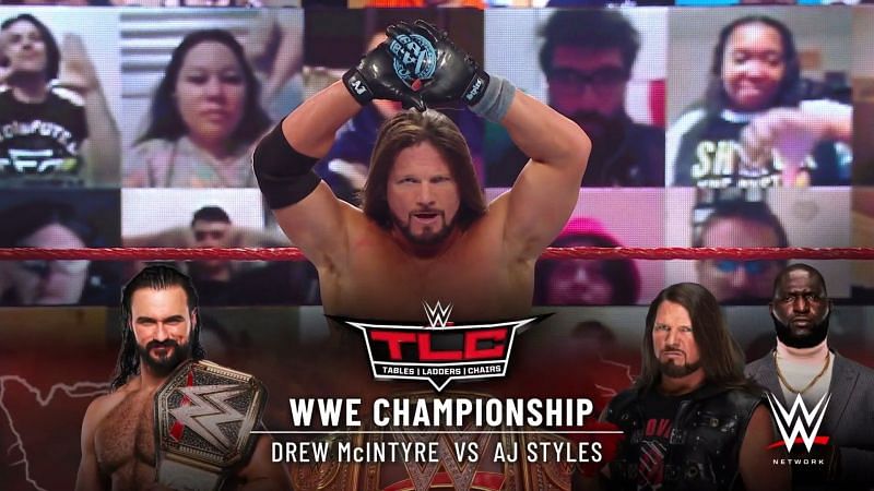 एजे स्टाइल्स का WWE TLC में ड्रू मैकइंटायर से मुकाबला होगा